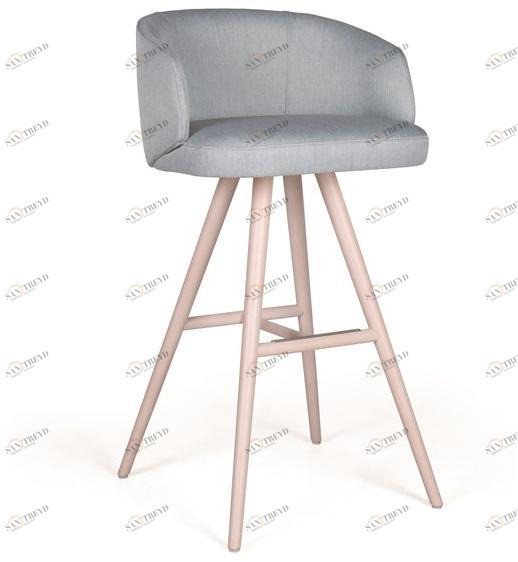 Fenabel Барный стул с обивкой из массива дерева Nuzzle sun-id-1355503