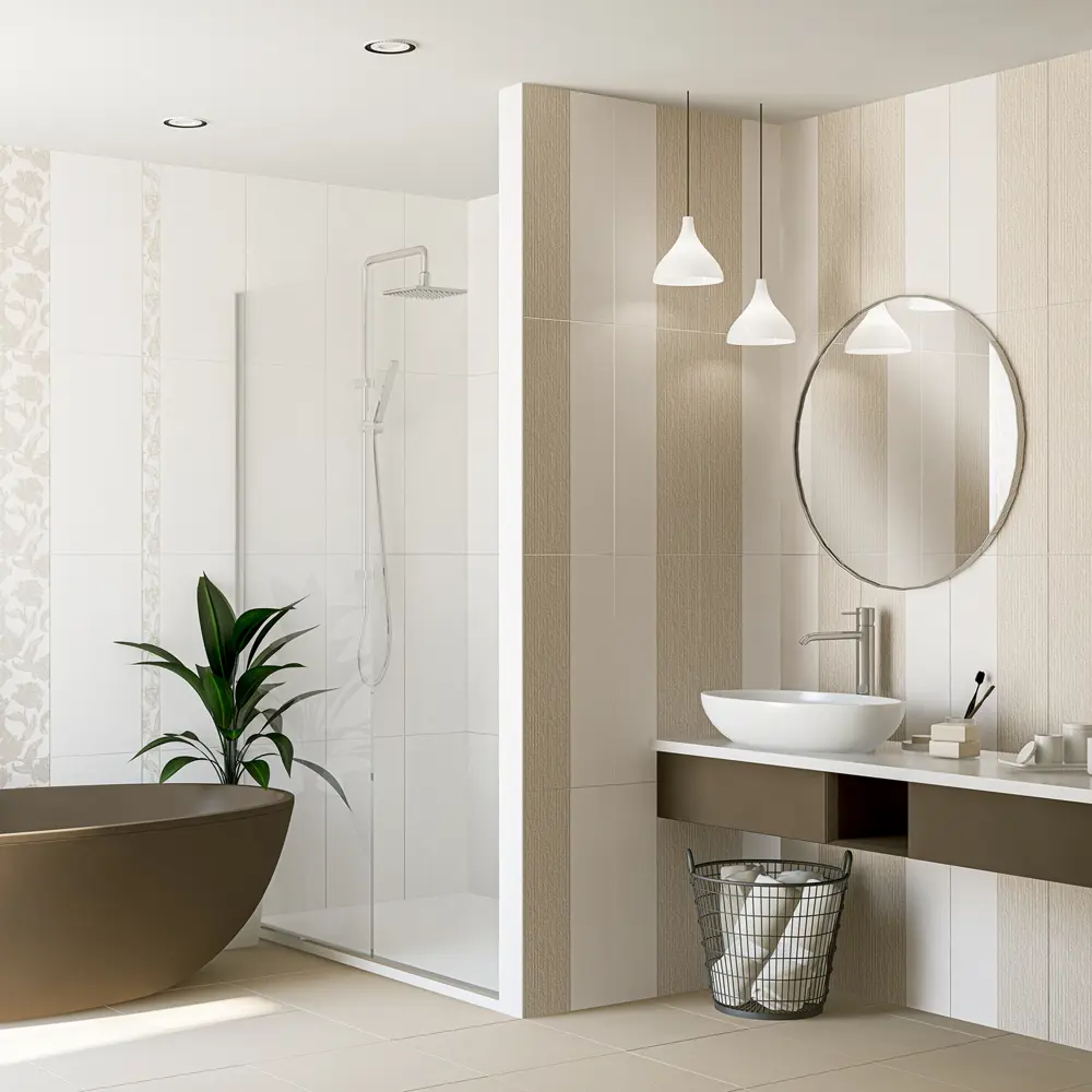 Плитка напольная Azori Mallorca 42x42 см 1.23 м² цвет бежевый STLM-2193954 - Вид №3