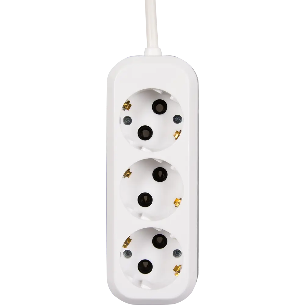 Удлинитель с заземлением Duwi 3 розетки, 3 м STLM-2195964 - Вид №2