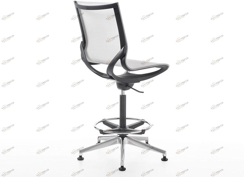 Kastel 5-спицевый офисный табурет с подставкой для ног Key line sun-id-1502507