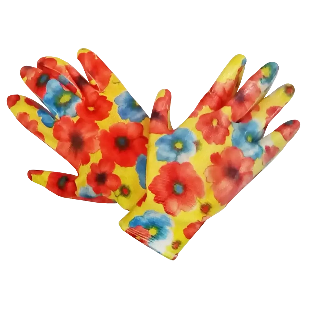 Перчатки садовые GARDEN FLOWERS GF-PN-03М размер М STLM-2188863