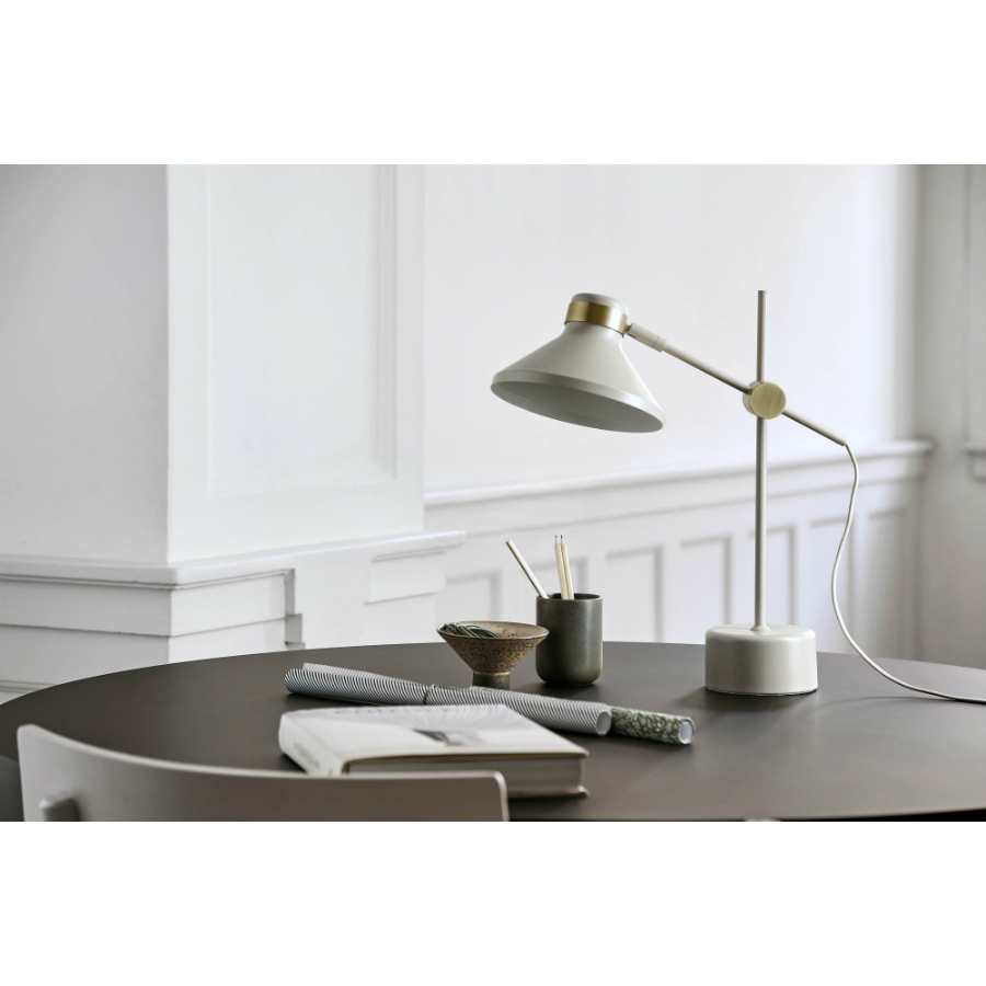 Лампа настольная MR, D19 см, черная матовая Frandsen 227565011 - Вид №1