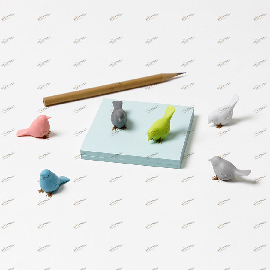 Магниты на холодильник Mini Sparrow, 6 шт Qualy QL10258PT