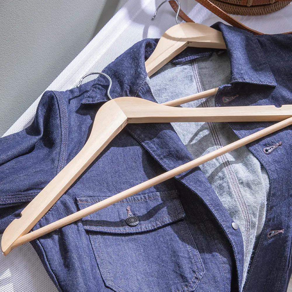 Плечики для одежды KONSENSA 44.5 см дерево цвет натуральное дерево 4 шт STLM-2075162 - Вид №7