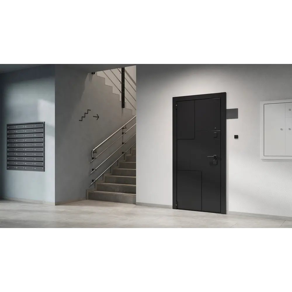 Дверь входная металлическая Волюм Скай 86x205 см левая шелк белый с зеркалом TOREX STLM-2026011 - Вид №15