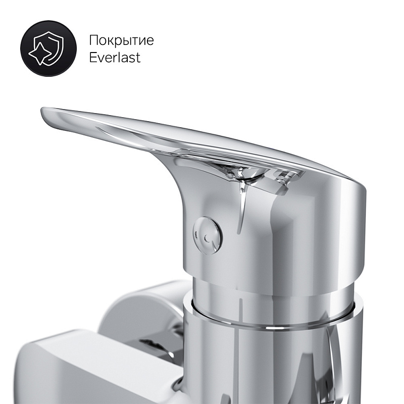 F8095000 смеситель д/ванны/душа излив 320 мм душевой набор хром шт. AM.PM Like - Вид №3