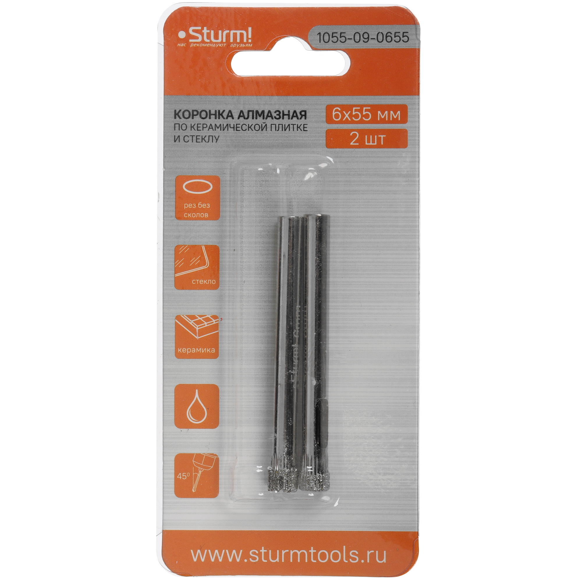 Коронка Sturm! 1055-09-0655 9113231 STDN-0107304 - Вид №4