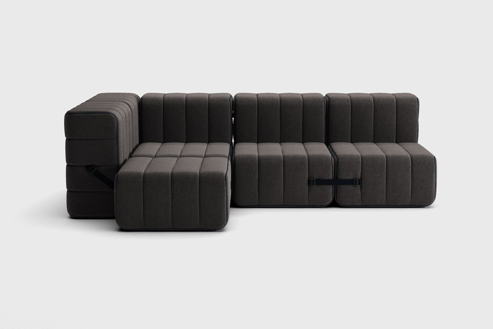 Модульный угловой диван из ткани AMBIVALENZ Curt ARCH-00061719 - Вид №7