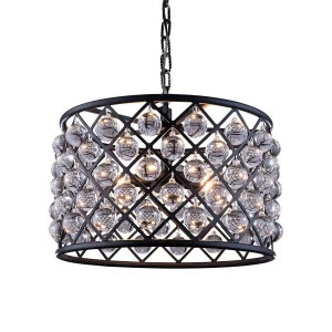 Светильник подвесной 27х42 см черный Spencer KR0277P-4 DELIGHT COLLECTION ДИЗАЙНЕРСКИЕ 00-3883056 Прозрачный;черный