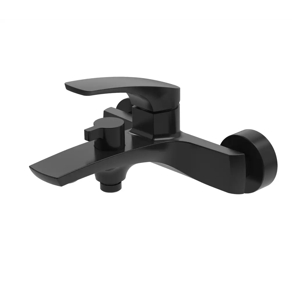 IDDIS Lahta — черный смеситель для ванны с минималистичным дизайном 89348645 STLM-1584350