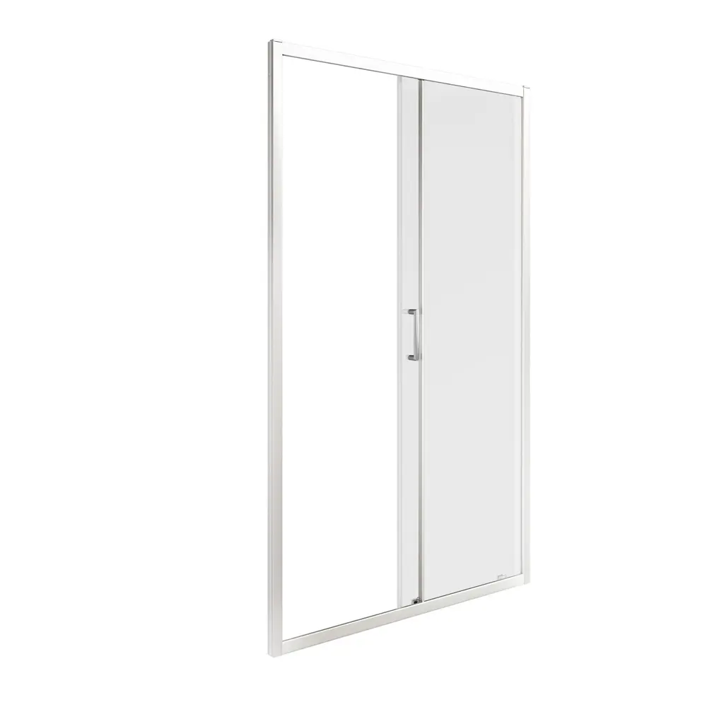 Душевая дверь Makiato 120x190см раздвижная профиль хромированный стекло прозрачное 5мм Santreyd Makiato New STLM-2173100