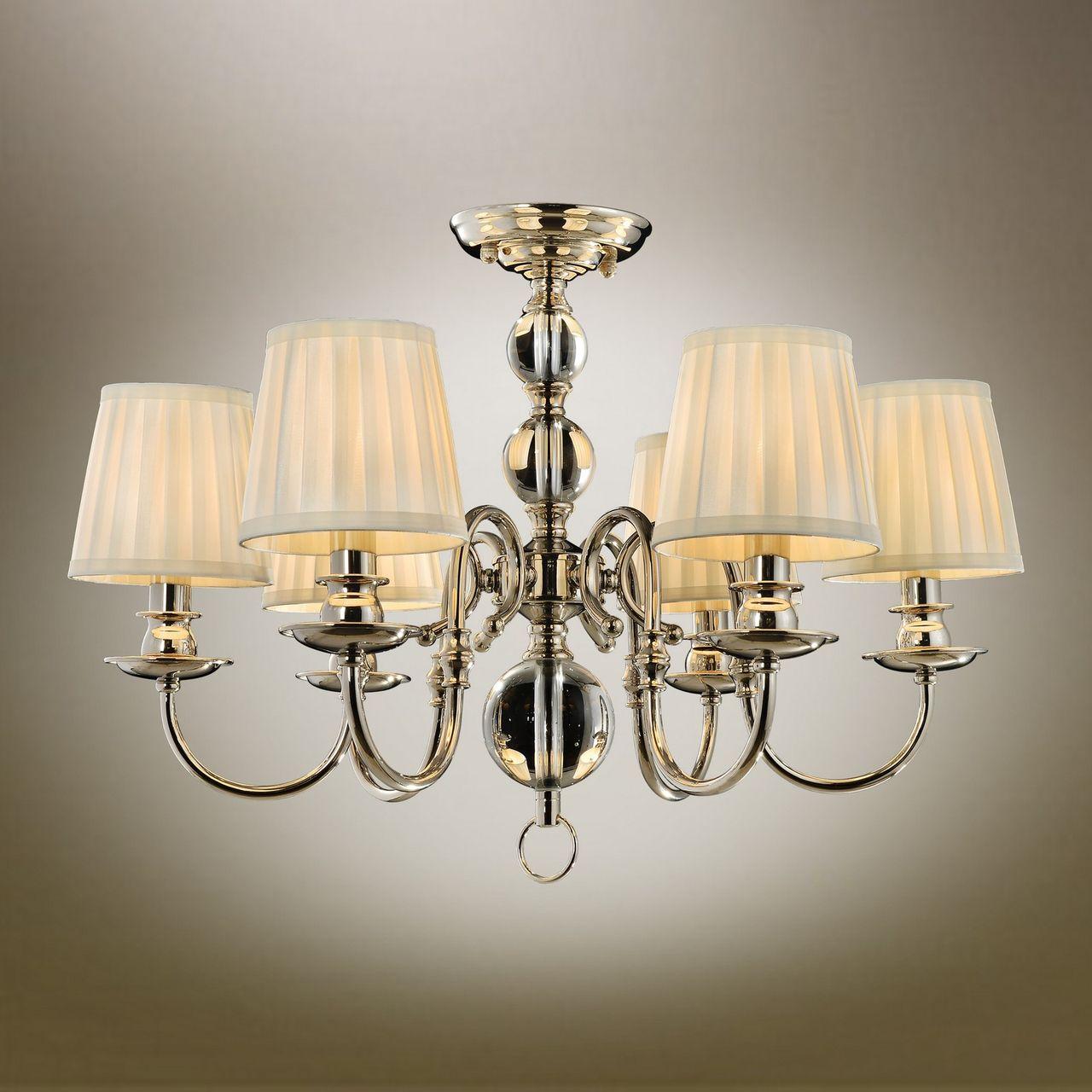 Подвесная люстра Omnilux Foro OML-86303-06 белая OMNILUX ДИЗАЙНЕРСКИЕ, FORO 220572 Белый  - Вид №1
