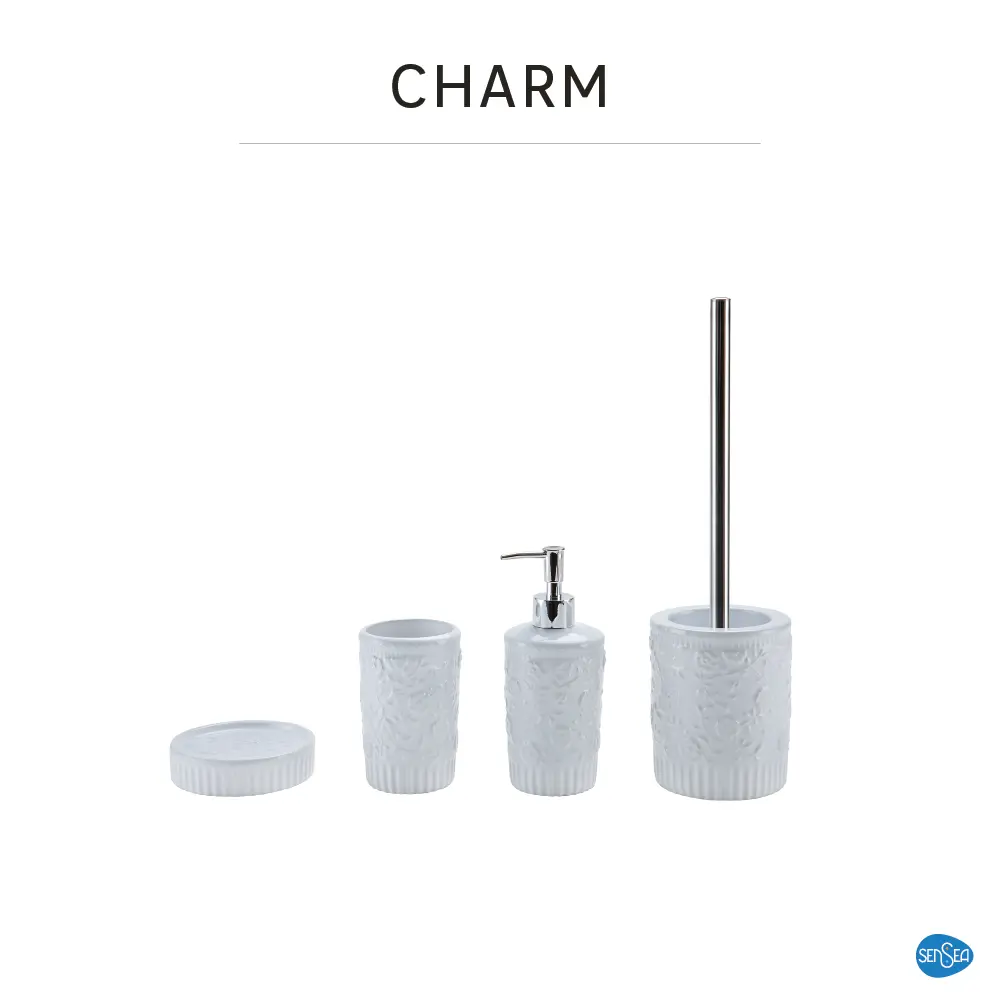 Ёршик для унитаза Sensea Charm цвет белый STLM-2183136 - Вид №4