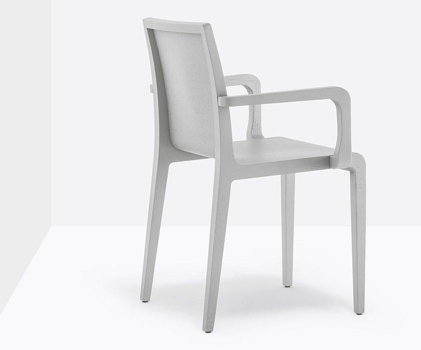 Pedrali Стул из массива дерева с подлокотниками Young 425 - Вид №1