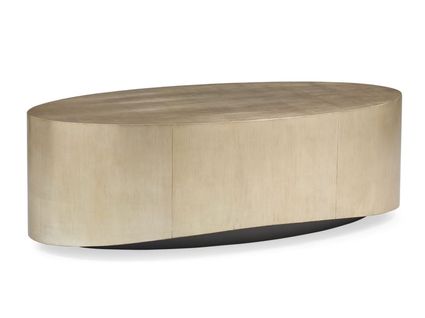 Овальный журнальный столик из массива дерева Caracole COME OVAL HERE! ARCH-00121089