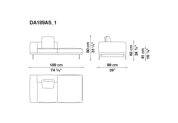 Кожаный диван B&B Italia док ARCH-00130675 - Вид №29