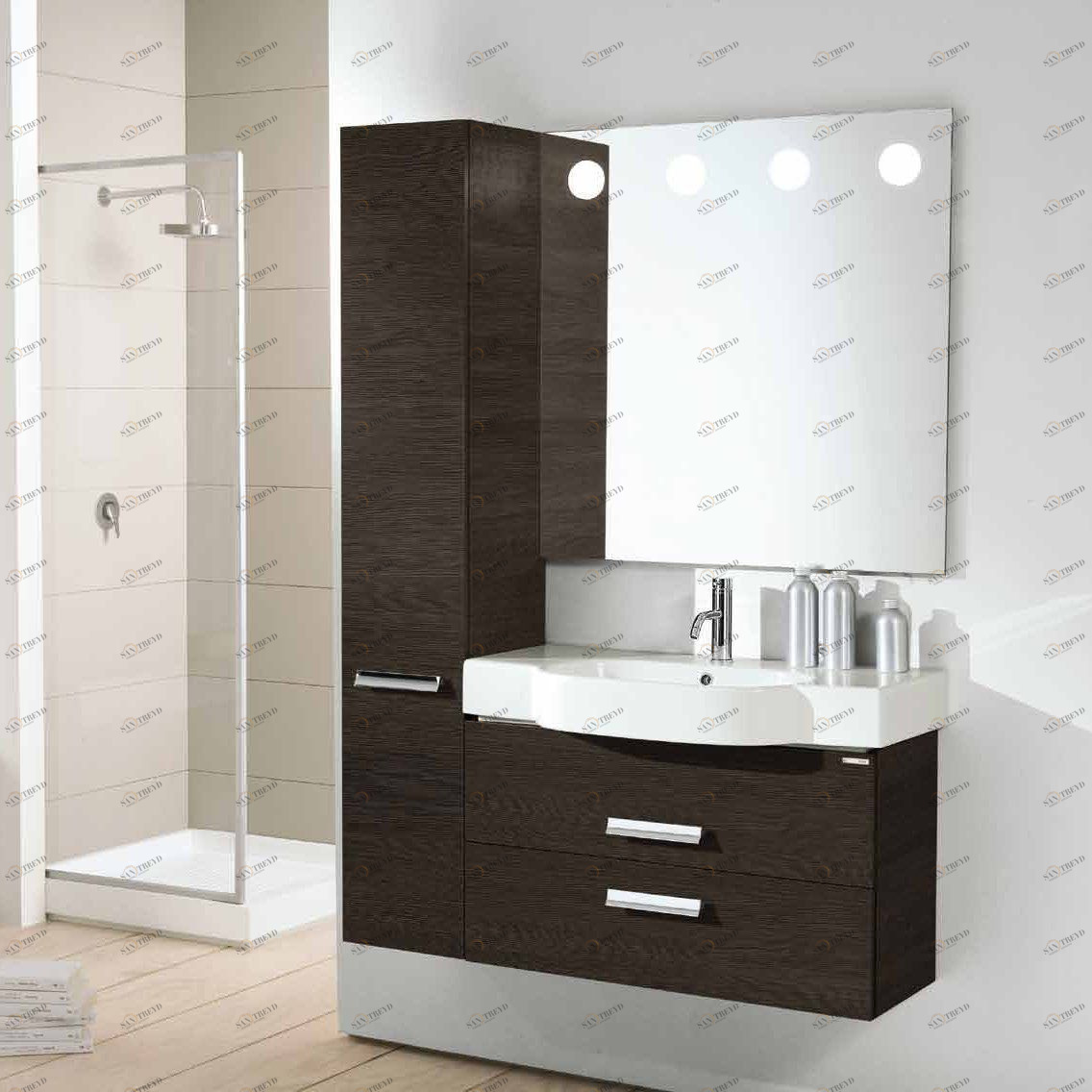WALL6 Комплект мебели cm 120 (p. 35/45) Berloni Bagno 43301