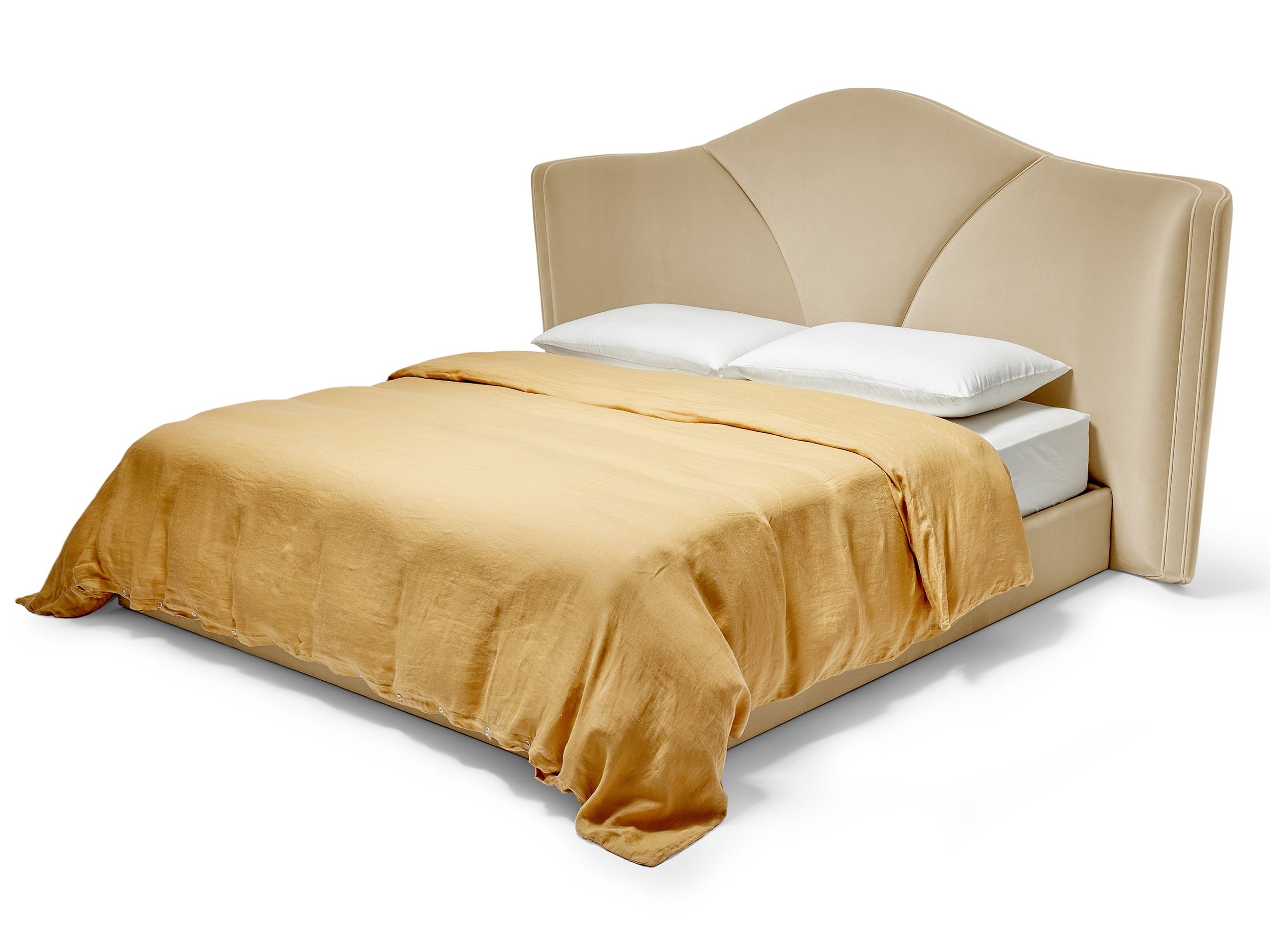 Бархатная двуспальная кровать Munna Жозефина ARCH-00109114 - Вид №1