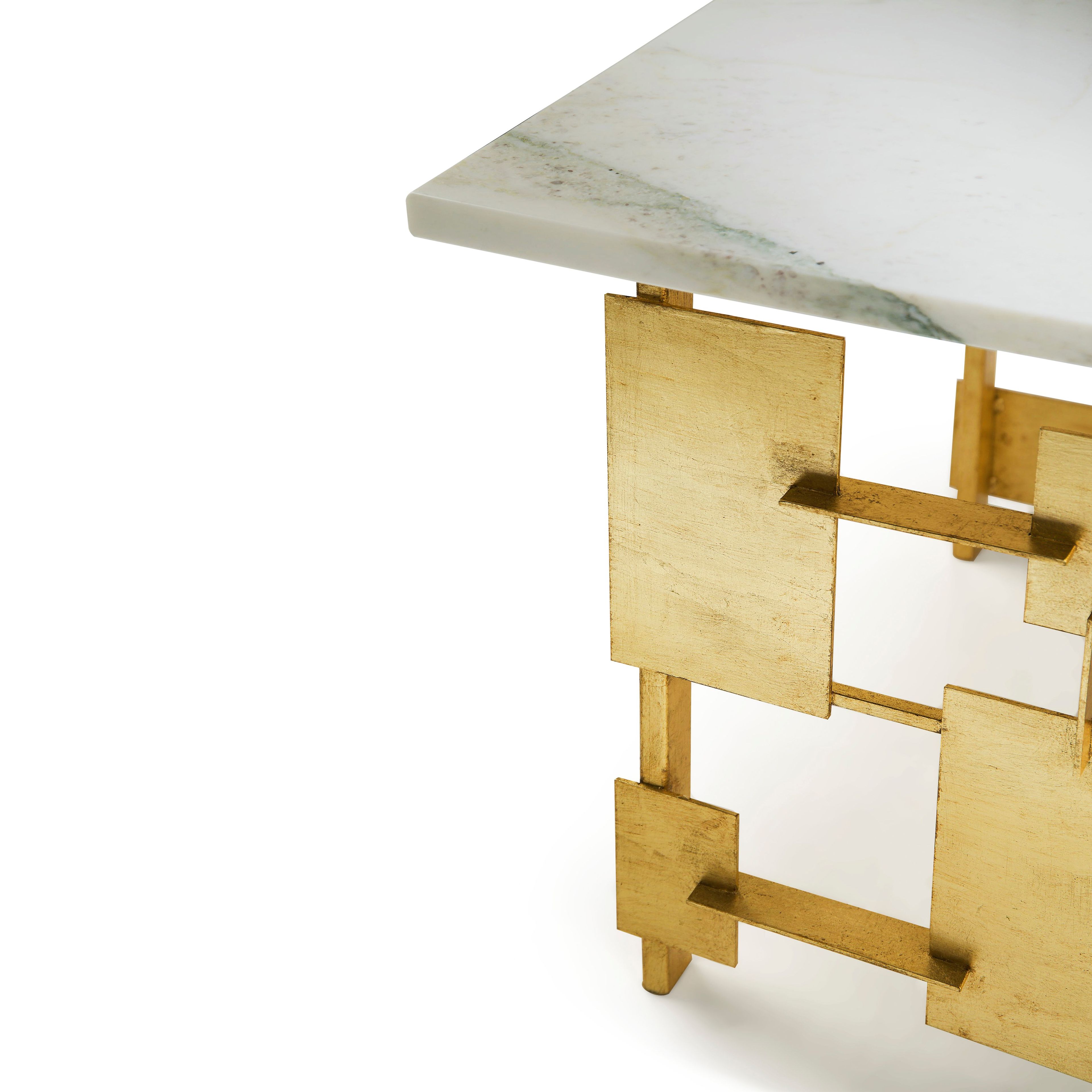 Прямоугольный мраморный журнальный столик для гостиной MARIONI ARCH-00085301 - Вид №2