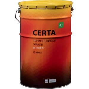 Эмаль термостойкая Certa цвет белый 25 кг 84815761 STLM-2074190