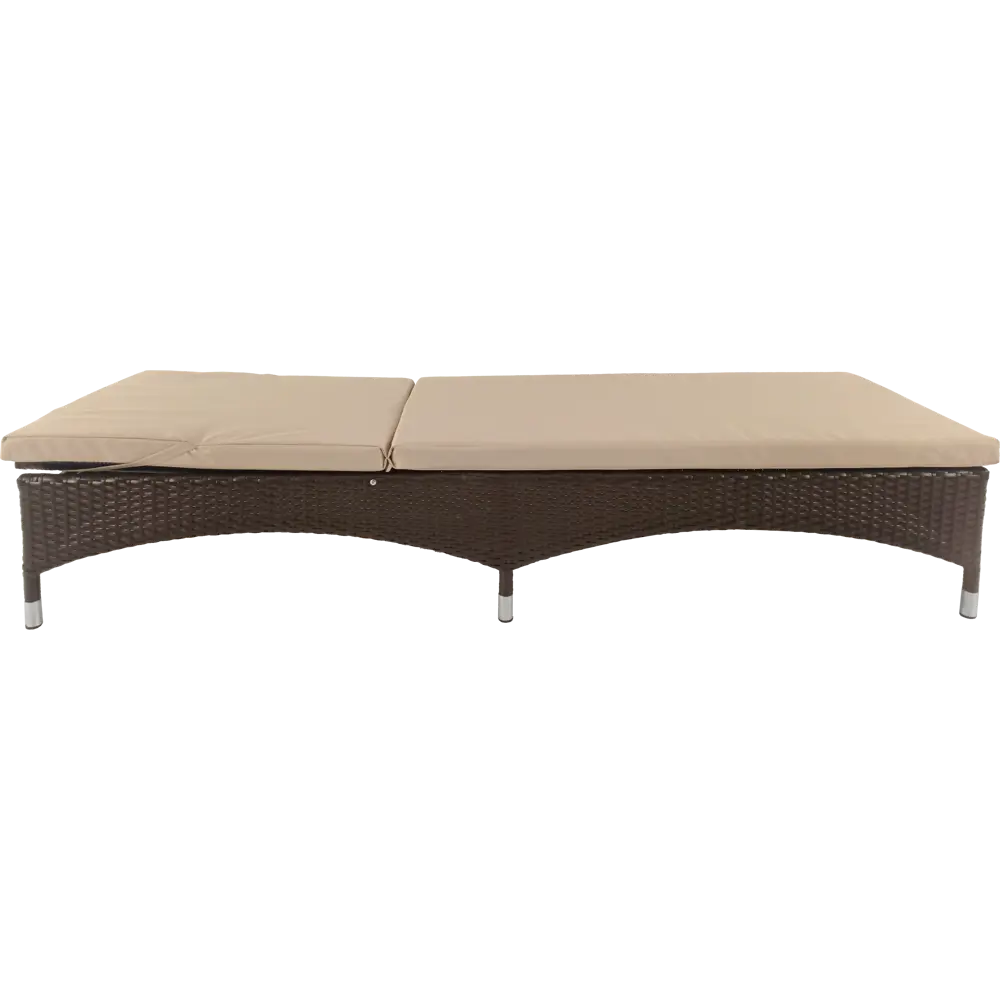 Шезлонг Lima193x31x65 см сталь/текстилен темно-коричневый Santreyd STLM-2072514 - Вид №2