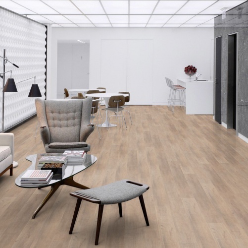 Пробка Wicanders Hydro Cork Collection Sawn Bisque (Гладкая) 1225х145 мм B5P3001 - Вид №1