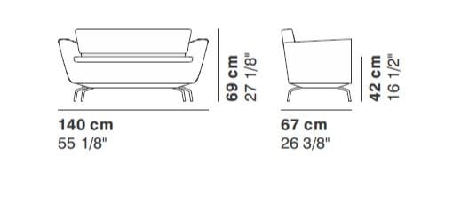 Ткань диван La Cividina Serie_50 ARCH-00055258 - Вид №4