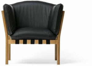 TON Кожаное кресло с подлокотниками Dowel