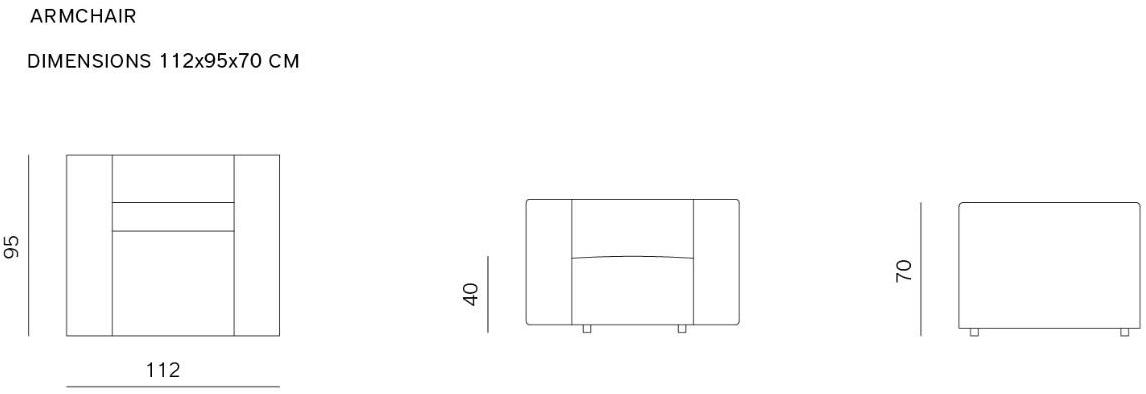 prostoria Кресло с подлокотниками Cloud sun-id-1437184 - Вид №5