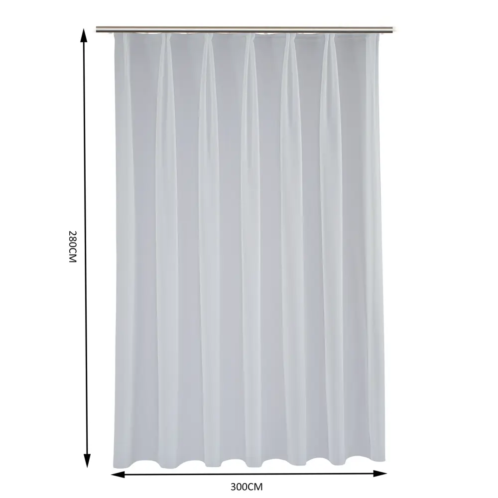 Тюль на ленте Inspire Sepon 300x280 см цвет белый STLM-2182348 - Вид №2