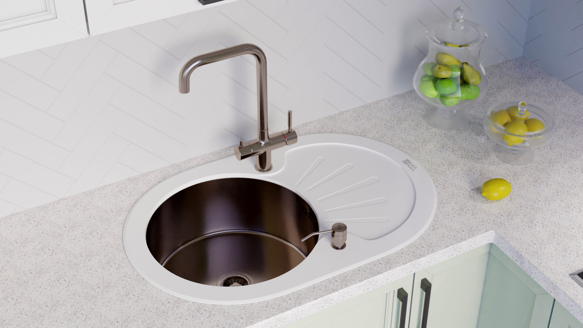 Кухонные смесители Visconti SSL-7326-MS SEAMAN - Вид №2