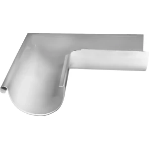 Угол желоба на 90° внешний GL PE 125 мм цвет сигнальный белый