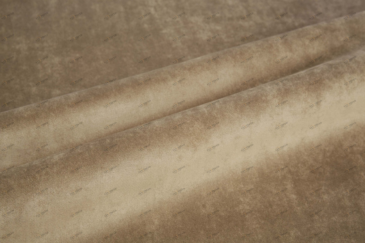 COLORISTICA Ткань мебельная  Микровелюр  HITAquarelle Бежевый Aquarelle col.24