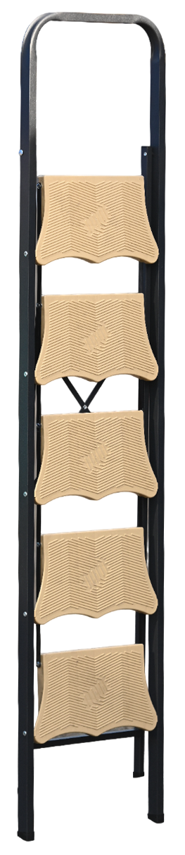 Стремянка c широкими пластиковыми ступенями MKP 805 ALUMET  - Вид №2