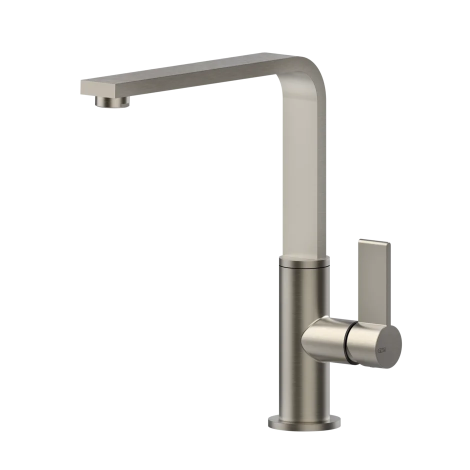 Смеситель для раковины 17015 149 Gessi Helium МАТОВЫЙ НИКЕЛЬ FINOX 17015149