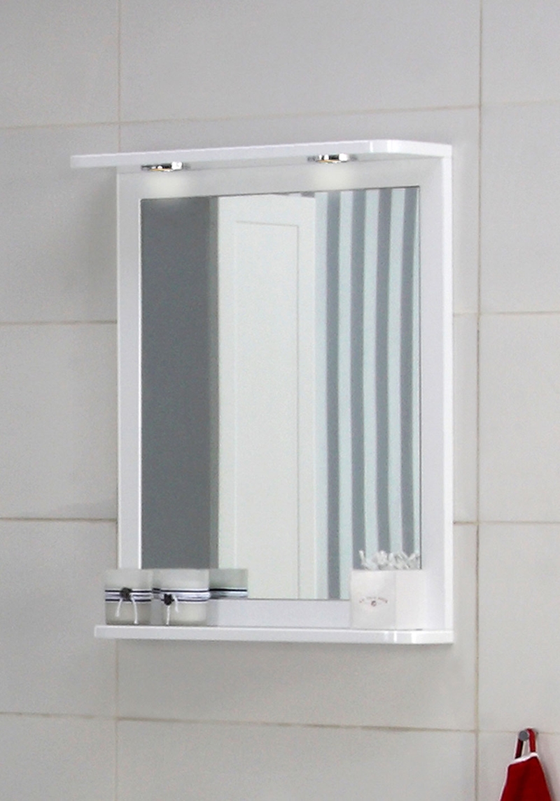 1276 Mirror Fix 550 White High Gloss Noro  Белый  - Вид №1