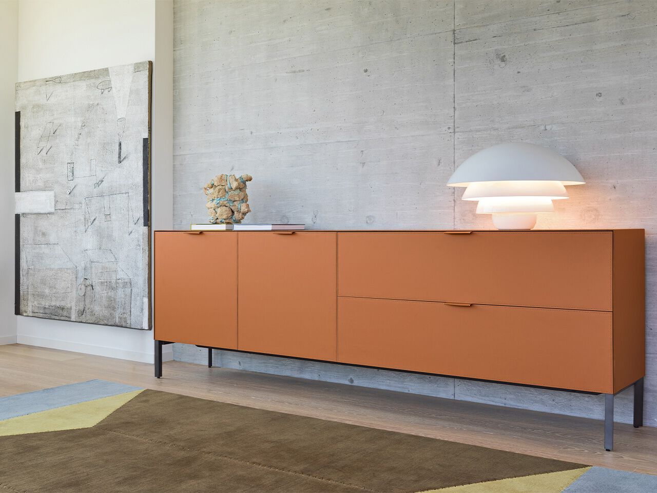 Шкаф с выдвижными ящиками и распашными дверцами Pianca ARCH-00054315 - Вид №4