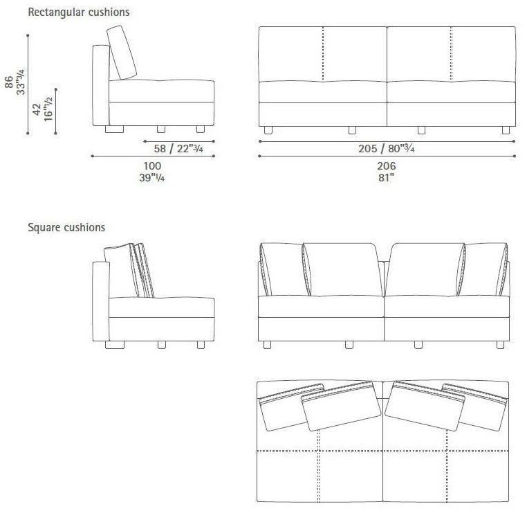 Poltrona Frau Модульный диван La collezione - divani e poltrone sun-id-1459157 - Вид №37