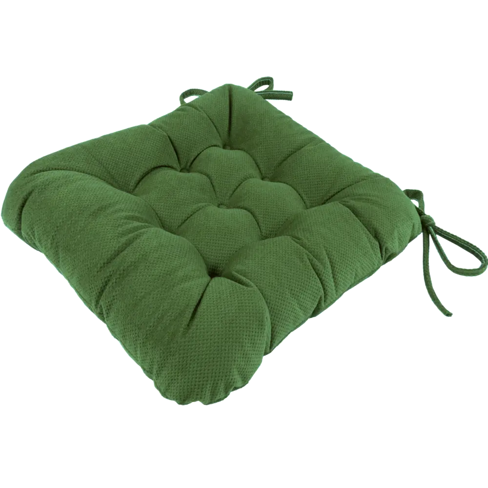 Подушка для стула Linen Way Грид 40x6x36 см полиэстер зеленый STLM-2191308 - Вид №1