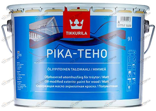 Краска Tikkurila Pika Teho / Тиккурила Пика Техо для деревянных фасадов 9л 5680