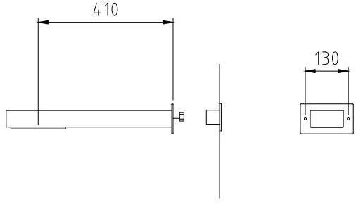 Ama Luxury Shower Настенная лейка душа из нержавеющей стали с держателем sun-id-1495095 - Вид №4