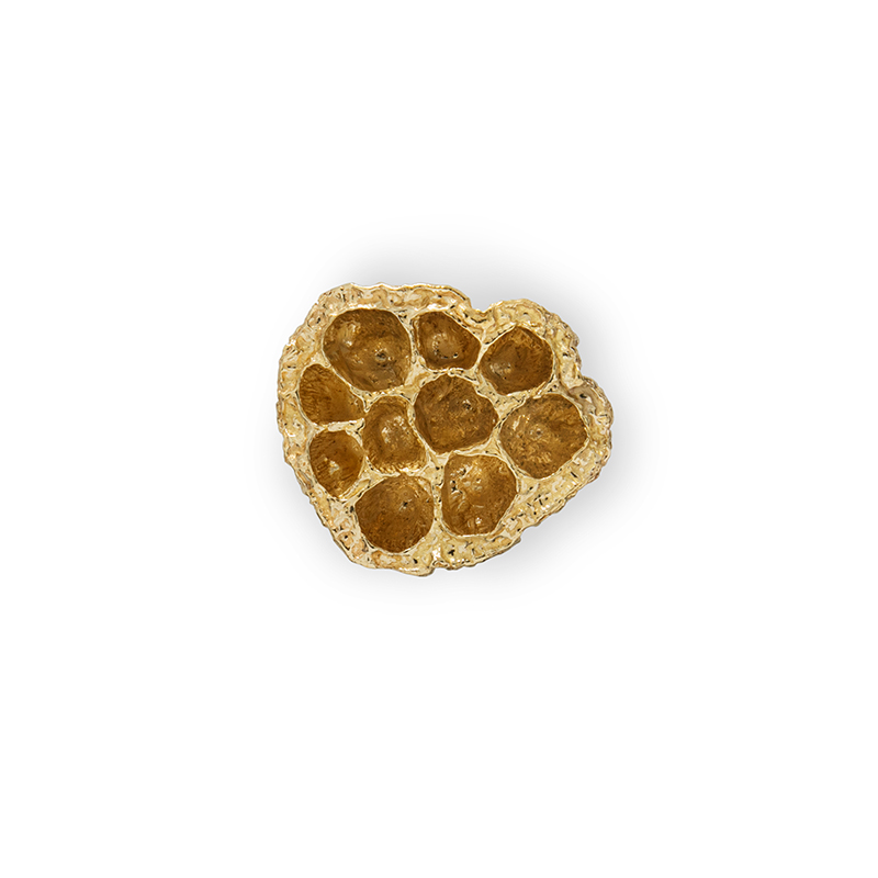 EA1023 PullCast Ручка ящика COMB Состаренная латунь 