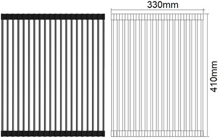ZM 01 GRAFIT Решётка для кухонных моек Zorg Чехия Master - Вид №1