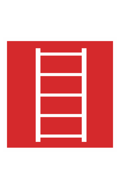 68551 Знак "Пожарная лестница"  Знаки пожарной безопасности размер 100 х 100 мм Спецодежда 