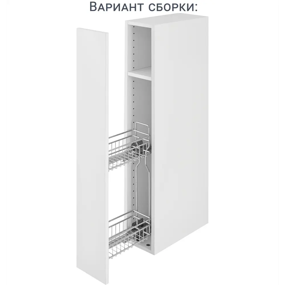 Фасад кухонного шкафа Аша 14.7x102.1 см KONSENSA ЛДСП цвет белый STLM-2008847 - Вид №16