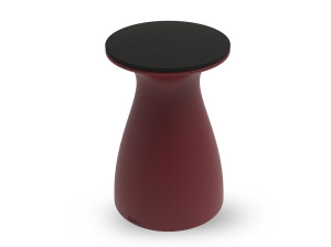 Табурет из полиэтилена с мягким сиденьем