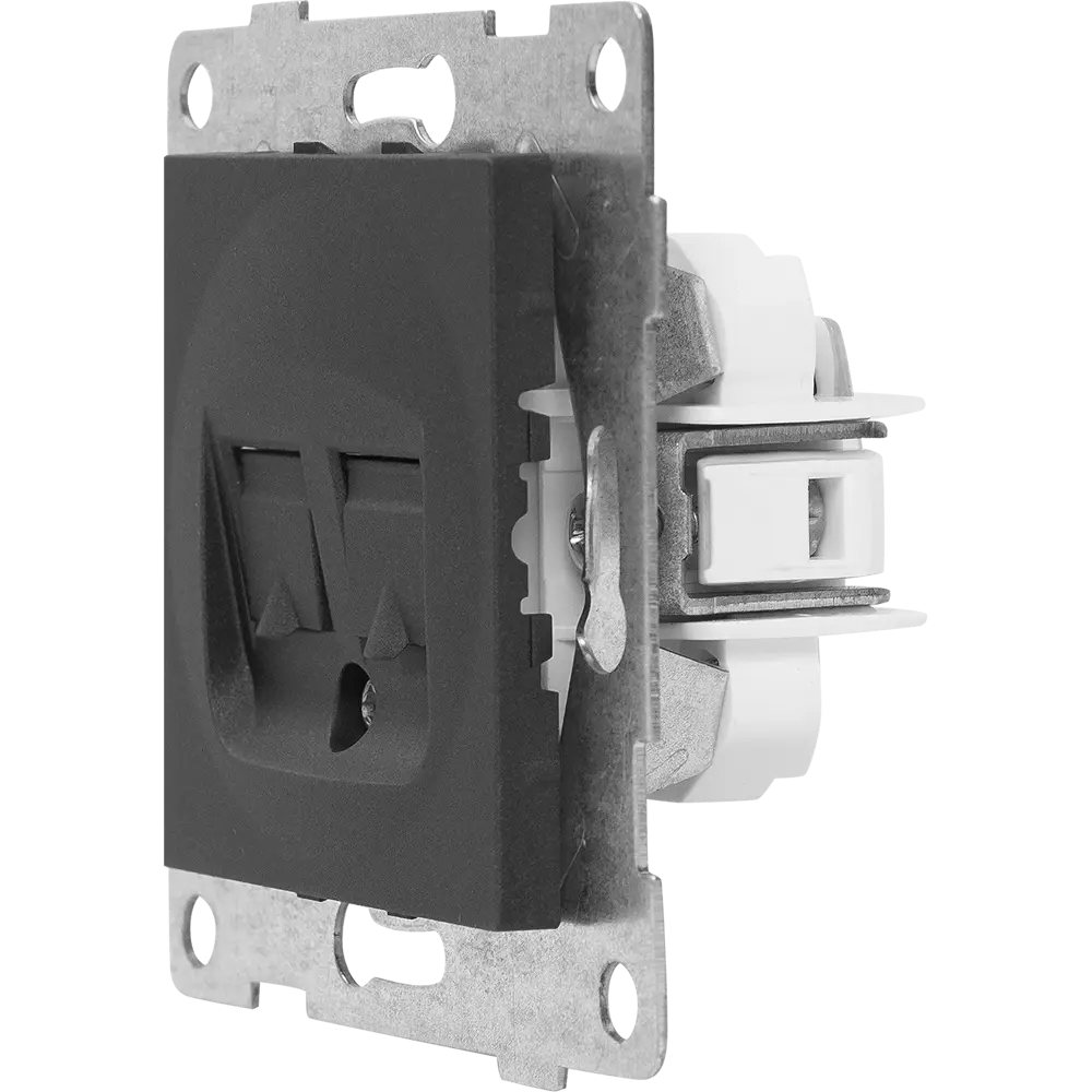 Сетевая розетка GUSI Electric для интернета в графитовом корпусе 83864451 Ugra STLM-0045229 - Вид №4