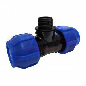 1210026311463 Valfex Тройник компрессионный переходной с наружной резьбой