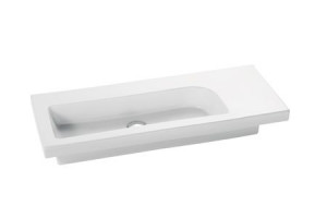 LI91 Подвесная раковина настенная прямоугольная Neroceramica  белая