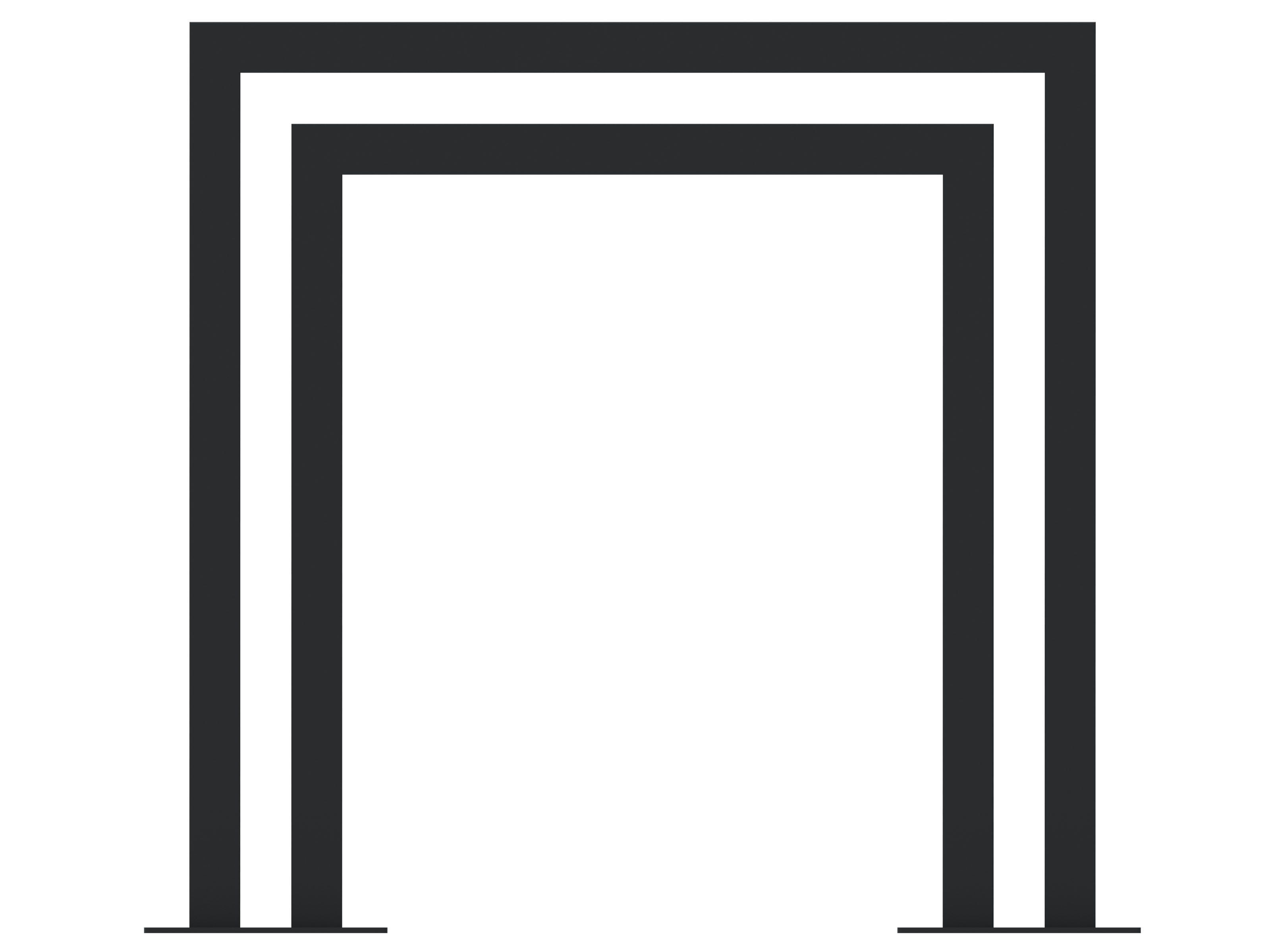 Стойка для велосипедов из оцинкованной стали Lazzari Mackintosh ARCH-00019337 - Вид №3